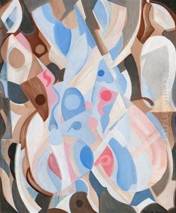 Abstrakt Komposition by Thorvald Hellesen