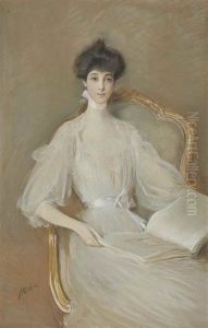 Consuelo Vanderbilt, Duchess Of Marlborough by Paul Cesar Helleu