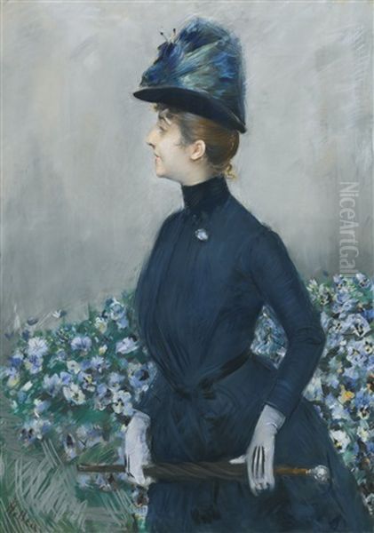 La Femme Aux Fleurs (portrait Of Mathilde See) - view 1