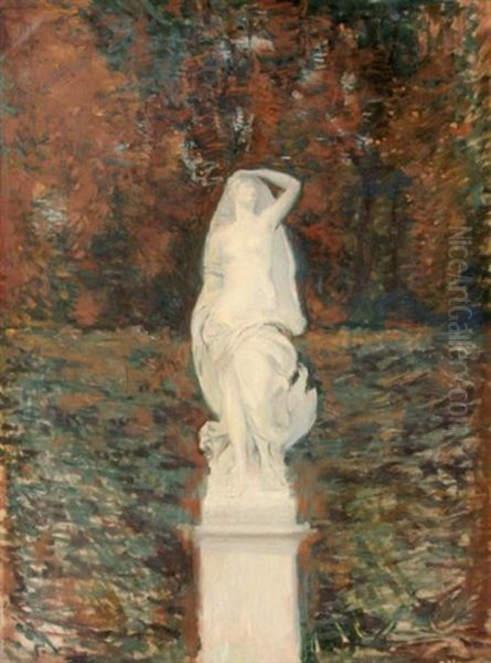 Statue De L'air Dans Le Parc De Versailles - view 1