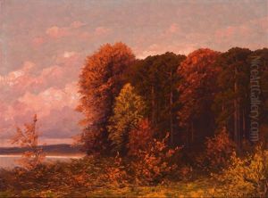 Abendliche Landschaft Um Berlin