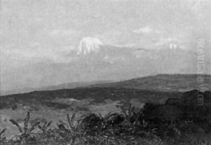 Afrikanische Landschaft Mit Blick Auf Den Mount Kenia Afrikanische Landschaft Mit Blick Auf Den Mount Kenia