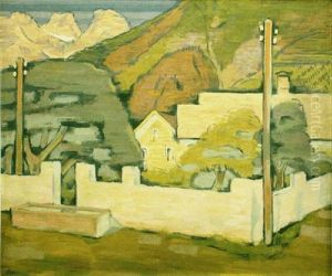 Dorflandschaft In Tirol by Berthold Hellingrath