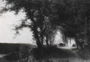 Blick Vom Klostergarten by Emil Hellrath