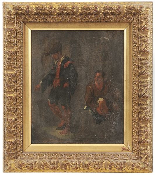 Figural Oil Sketch - view 1