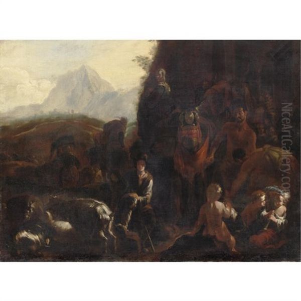 Contadini Con Il Gregge - view 1