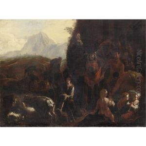 Contadini Con Il Gregge Contadini Con Il Gregge