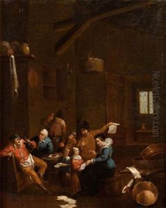 Concert Dans Une Auberge by Matheus van Helmont