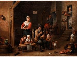 Niederlandisches Genrebild Niederlandisches Genrebild