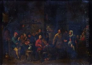 Joueurs De Violon Dans Un Cabaret