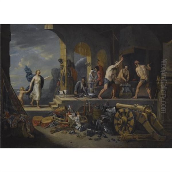 Venus At The Forge Of Vulcan Or An Allegory Of Fire - view 1