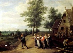 Le Cortege De La Mariee by Matheus van Helmont