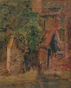 The Cozy House Front by Alfredo H. Helsby