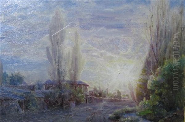 Sunset Near Santiago - view 1