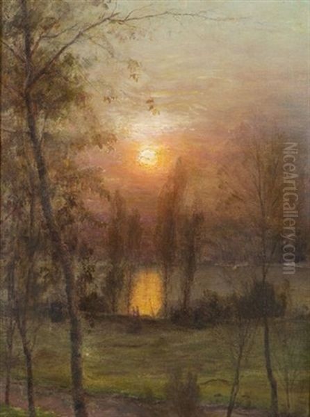 Sunset On Riverside Drive - view 1