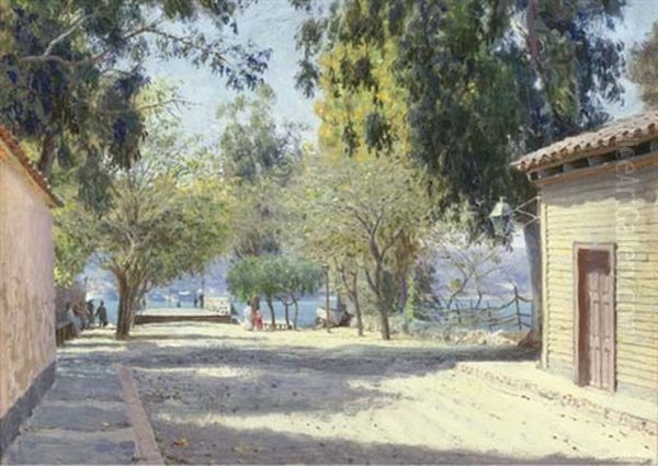 Chilean Coastal Landscape (+ A River Scene; 2 Works) - view 1