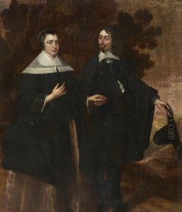 Portrait Of A Couple by Bartholomeus Van Der Helst