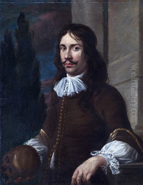 Portrait D'homme Au Crane - view 1