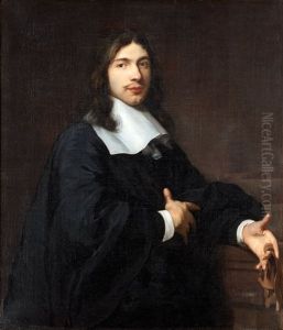 Mansportratt, Midjebild by Bartholomeus Van Der Helst
