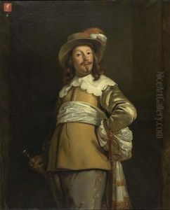Portrait Von Joachim Rendorp Als Fahnentrager Der Schutzengesellschaft