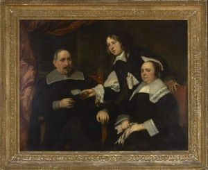 A Family Portrait by Bartholomeus Van Der Helst