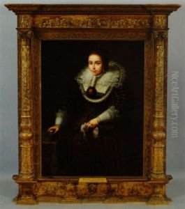 Portrait Of Madame Van Tromp by Bartholomeus Van Der Helst