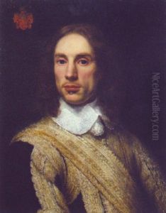 Portrait Of An Officer In A Gold Embroidered Coat And Sash