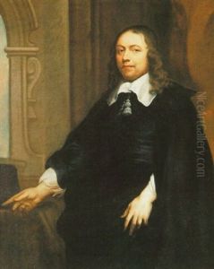 A Portrait Of A Cleric, In An Architectural Setting