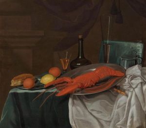 Stillleben Mit Hummer by Lodewyck Van Der Helst