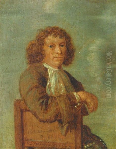 Portrait Of A Gentleman In Brown Costume And A Cravat - view 1