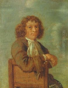 Portrait Of A Gentleman In Brown Costume And A Cravat by Lodewyck Van Der Helst