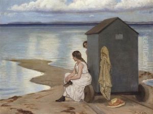 Badepiger Pa Hornbaek Strand