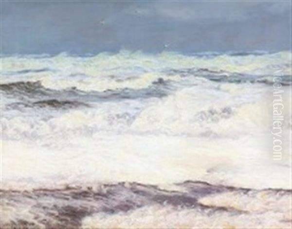 Breaking Waves On The West Coast Of Agger - view 1