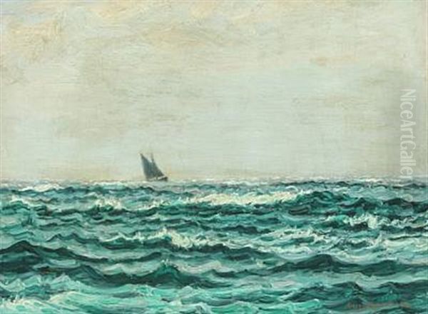 Marine With Sailing Ship At Sea - view 1