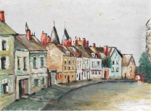 Street In France by Frederick Grant Banting