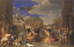 Sacrificio Pagano by Nicolaes de (Stocade) Helt