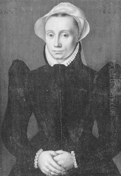 Portrait De Femme A La Collerette Blanche - view 1