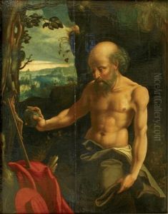 Saint Jerome by Jan van Hemessen