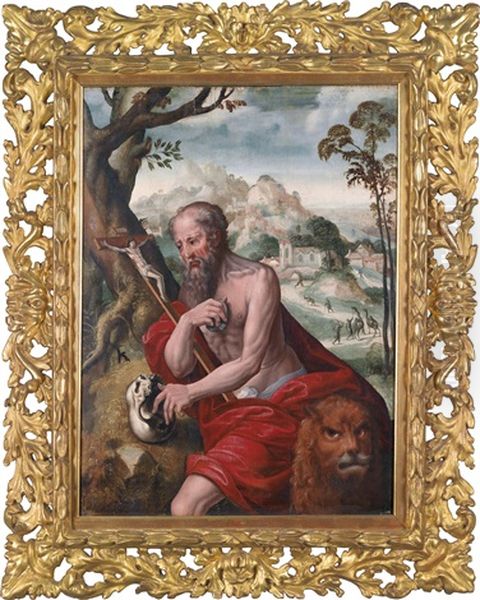 Der Heilige Hieronymus In Einer Landschaft - view 1