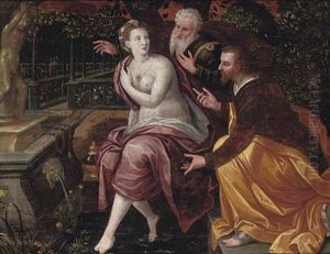Susanna And The Elders by Jan van Hemessen