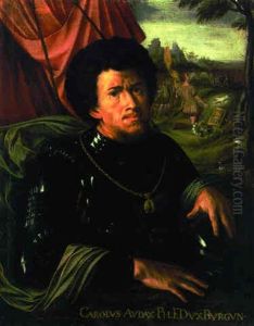 Portrait Of Charles The Bold, Wearing Armour And The Order Of The Golden Fleece
