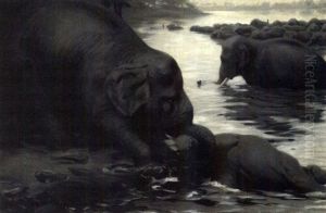 The Soothing Bath by Arthur Heming