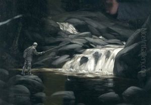 Fisherman by Arthur Heming