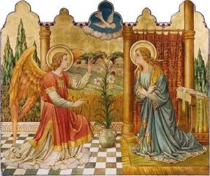 The Annunciation by Alfred Octavius Hemming