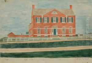 A View Of The Present British Minister's House In The City Of Washington by William Banton