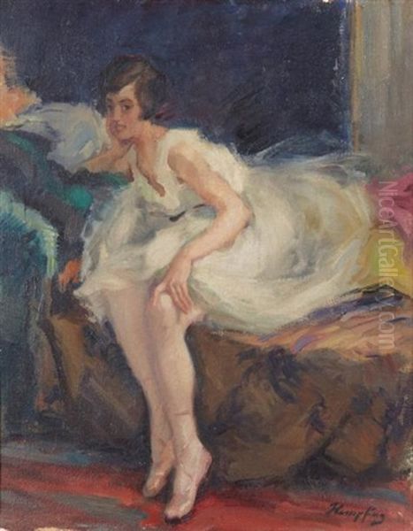 Danseuse Dans Sa Loge - view 1