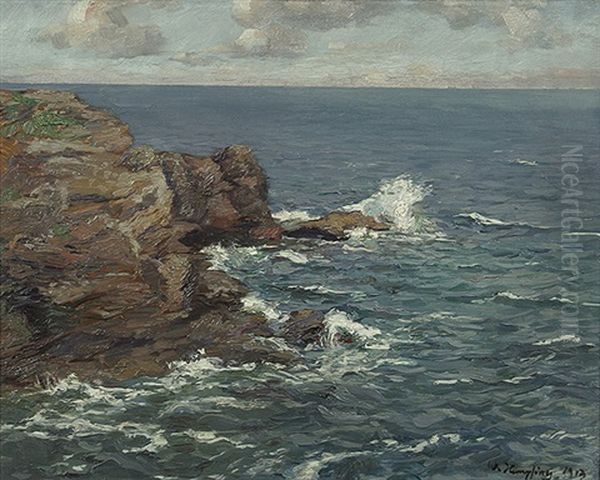 Felsige Kustenlandschaft In Der Bretagne - view 1