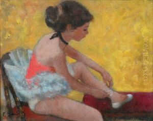 Jeune Danseuse by Karl Francis Bantzer