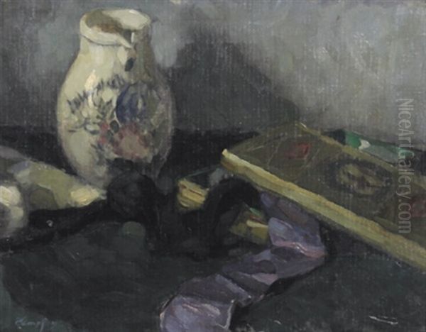 Stilleben Mit Bemaltem Krug - view 1