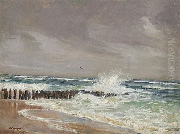 Wellengang Am Strand - view 1